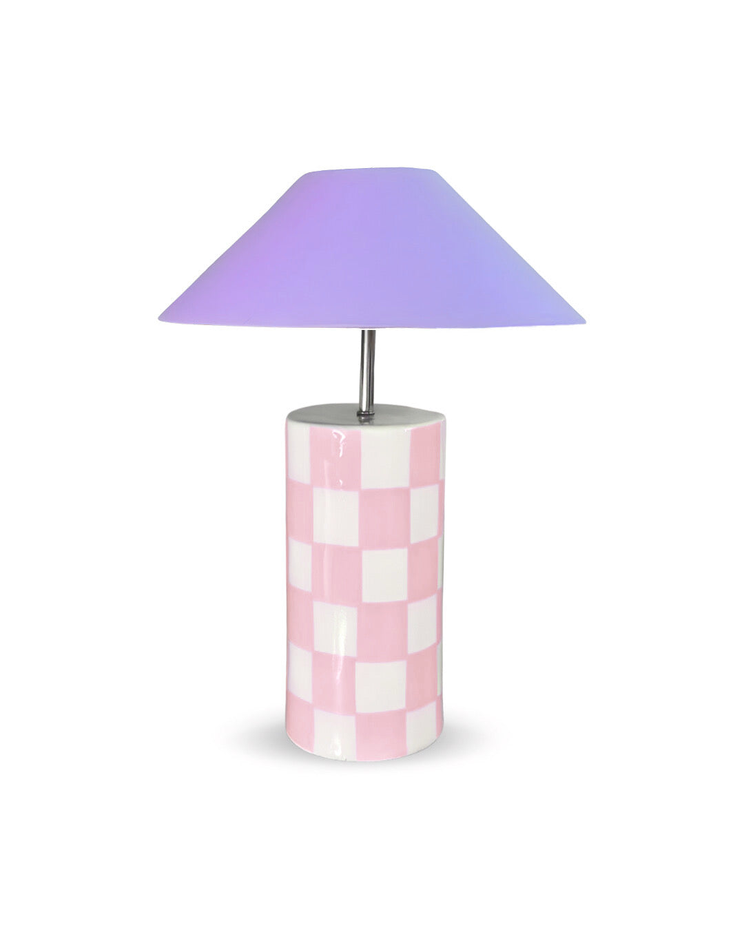 The Organic Checkered Lamp