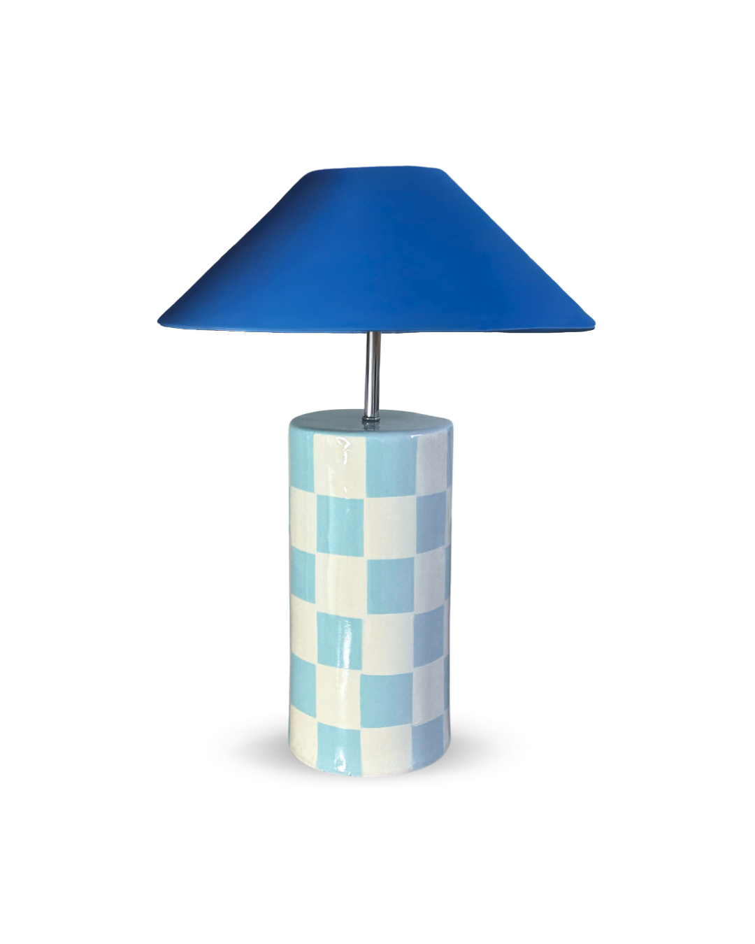 The Organic Checkered Lamp