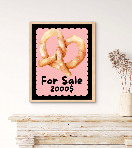 Pretzel for sale! Wall Art