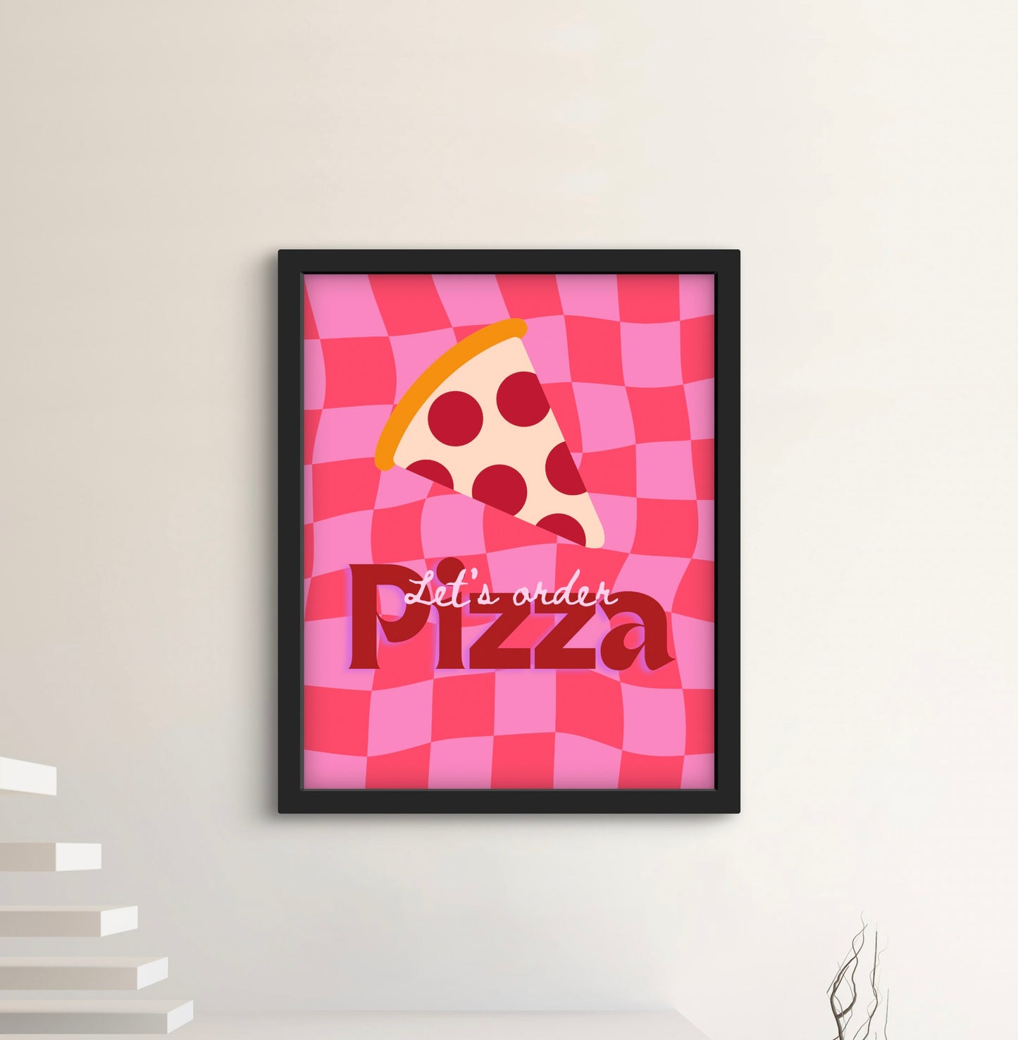 Lets order pizza! Wall Art