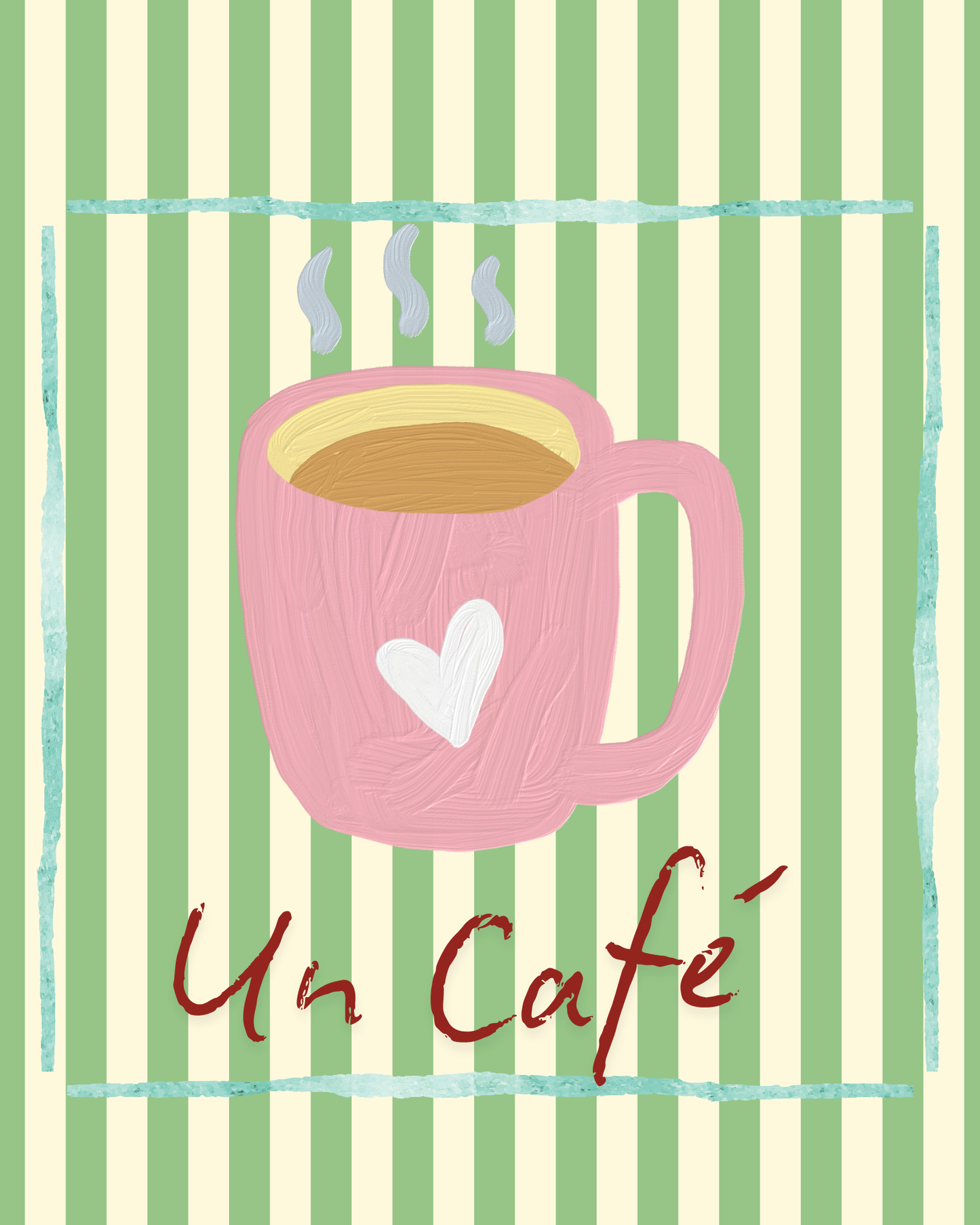 Un Café! Wall Art