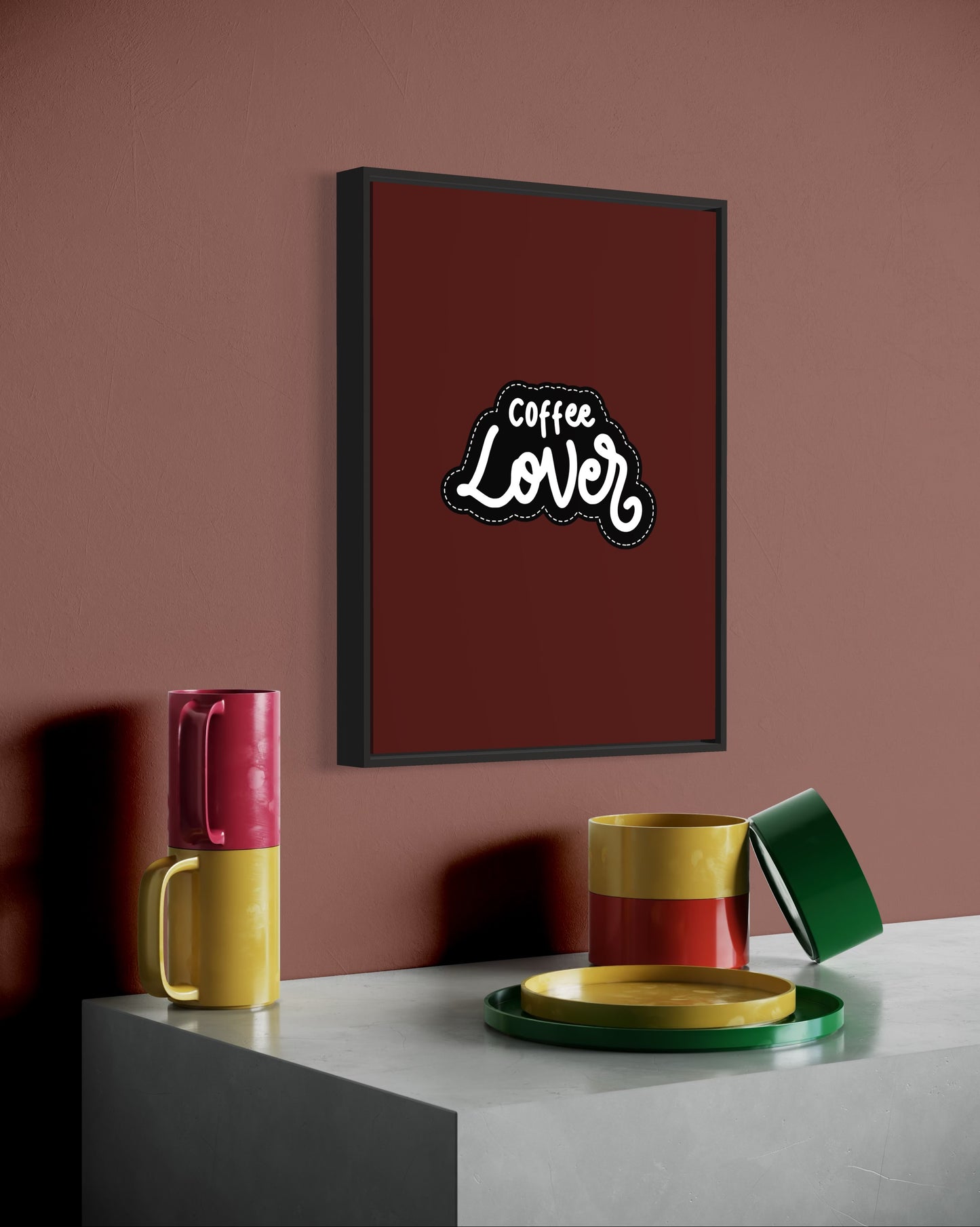 “Coffee lover!” Wall-art